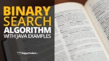 Binary search with Java examples